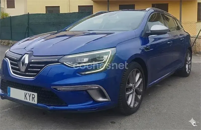 Usado Renault Mégane GT Line GT-Line 150 CV (110 kW) 2019 Azul Familiar