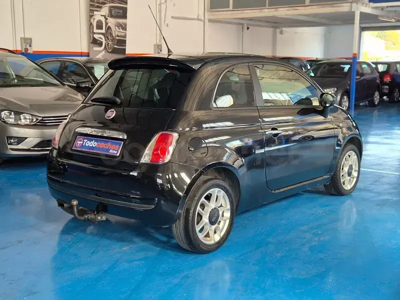 Usado Fiat 500 Sport 75 CV (55 kW) 2009 Negro Descapotable