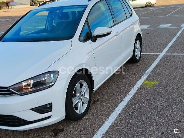 Blanco Usado 2016 VW Golf Sportsvan Advance Monovolumen | 13.500 € (Precio justo) - Imagen 1/4