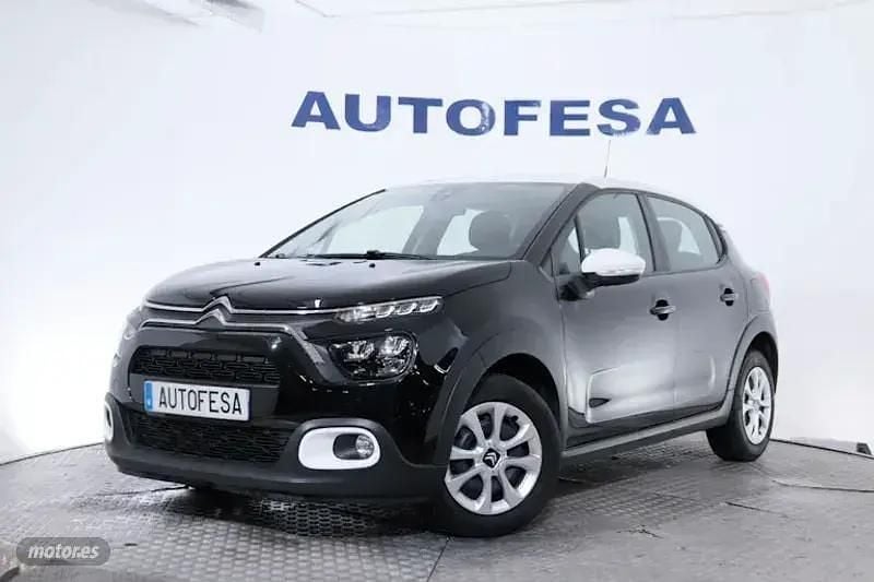 Negro Usado 2022 Citroën C3 PureTech | 10.450 € (Buen precio) - Imagen 1/4