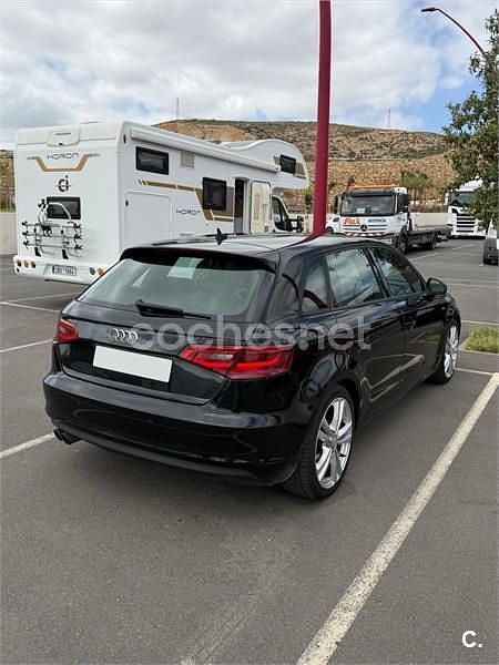 Usado Audi A3 Attraction 150 CV (110 kW) 2014 Negro Berlina