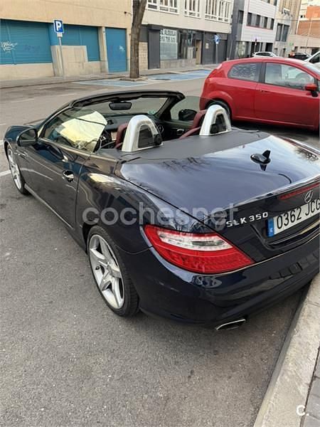 Usado Mercedes SLK350 306 CV (225 kW) 2012 Azul Descapotable
