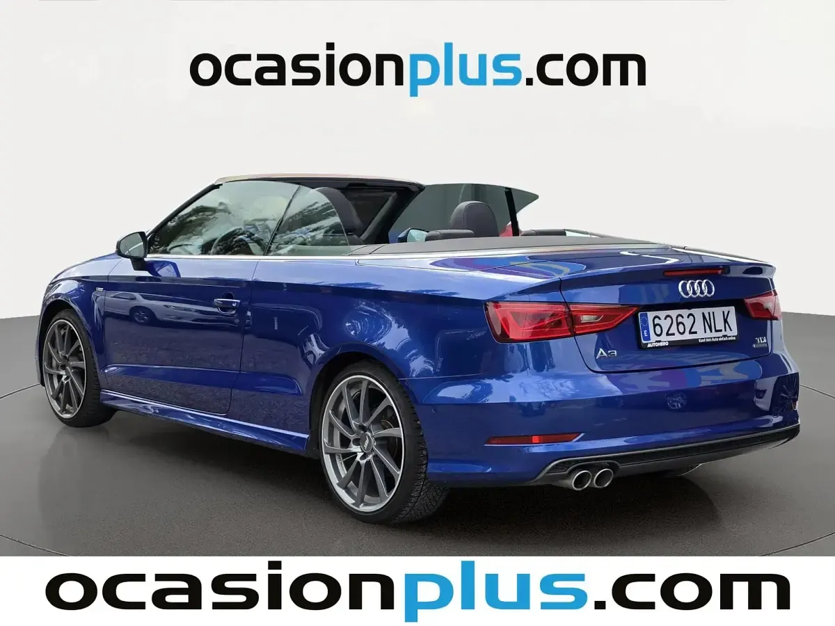 Usado Audi A3 S-Line 184 CV (135 kW) 2016 Azul Descapotable