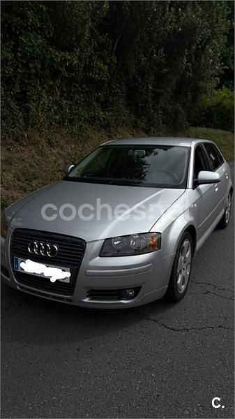 Gris / plata Usado 2008 Audi A3 Sportback Berlina | 6600 € (Precio justo) - Imagen 1/4
