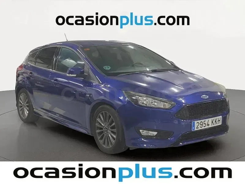 Usado Ford Focus ST-Line 125 CV (91 kW) 2018 Azul Berlina