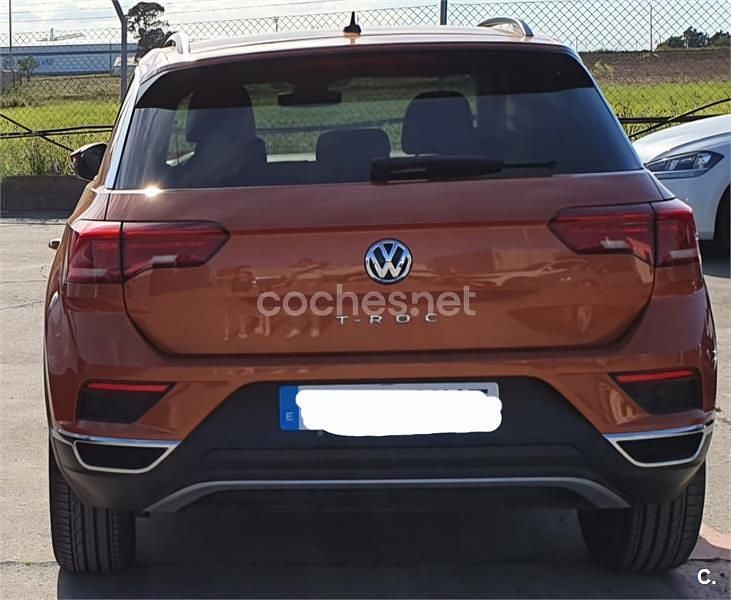Usado VW T-Roc Advance 150 CV (110 kW) 2019 Naranja SUV