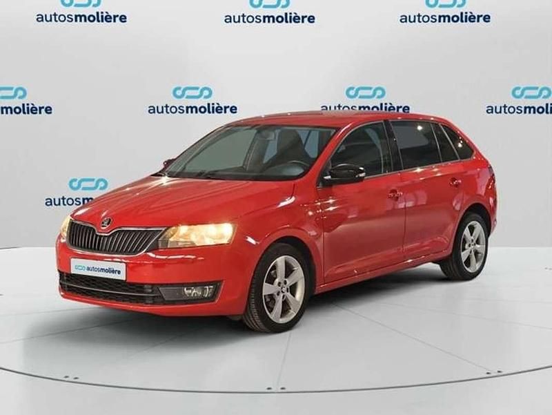 Rojo Usado 2017 Skoda Rapid Utilitario | 10.436 € - Imagen 1/4