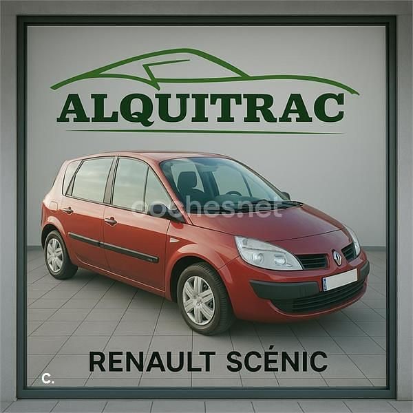 Rojo Usado 2004 Renault Scénic II Dynamique Monovolumen | 2899 € (Precio justo) - Imagen 1/4