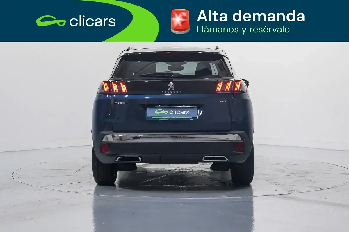 Usado Peugeot 3008 GT 136 CV (100 kW) 2024 Azul SUV