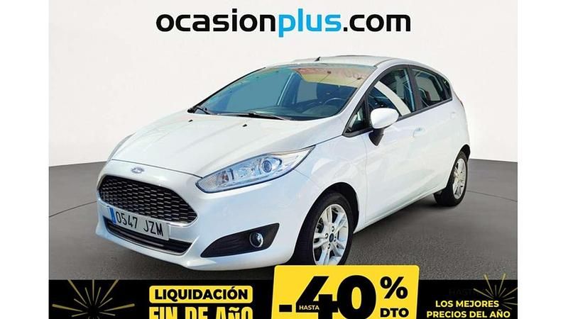 Blanco Usado 2017 Ford Fiesta Trend Utilitario | 10.950 € (Precio justo) - Imagen 1/4