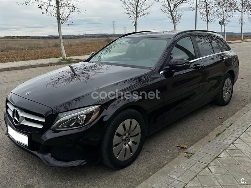 Negro Usado 2018 Mercedes C200 Familiar | 15.000 € (Buen precio) - Imagen 1/4