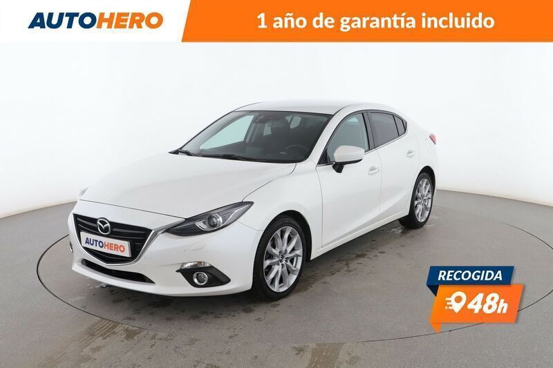 Blanco Usado 2016 Mazda 3 Luxury Berlina | 14.599 € (Precio justo) - Imagen 1/3