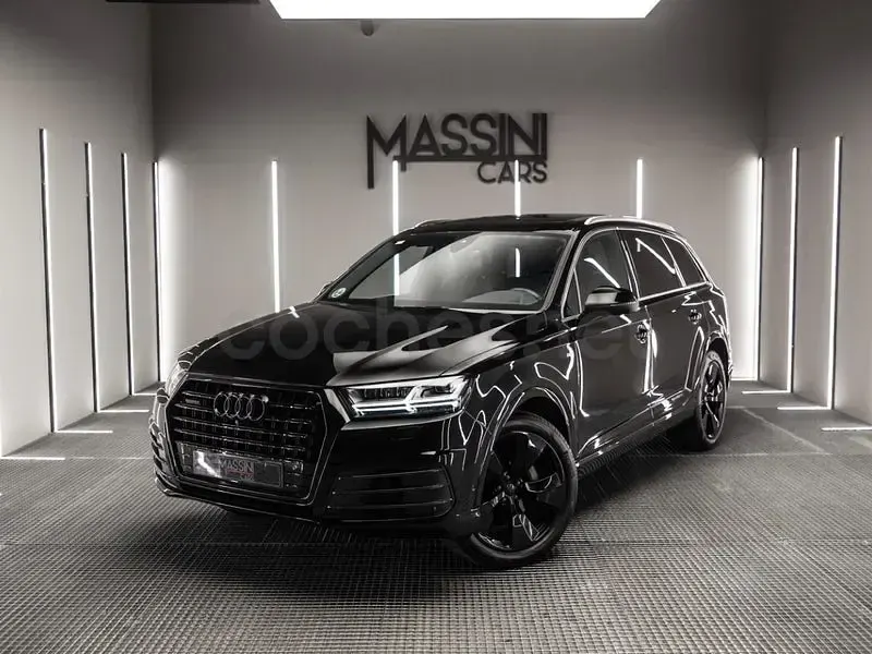 Usado Audi Q7 S-Line 272 CV (200 kW) 2016 Negro SUV