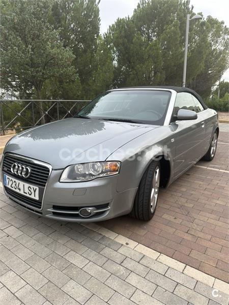 Gris / plata Usado 2008 Audi A4 Cabriolet S-Line Descapotable | 9995 € (Precio justo) - Imagen 1/4