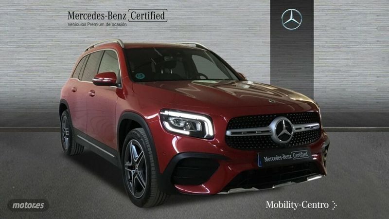 Rojo patagonia metalizado Usado 2023 Mercedes GLB200 AMG line SUV | 41.250 € (Precio justo) - Imagen 1/4