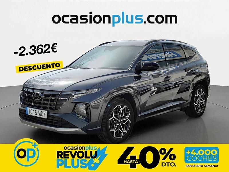 Usado Hyundai Tucson N Line 150 CV (110 kW) 2023 Gris SUV