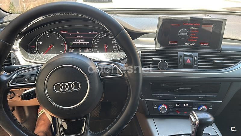 Usado Audi A6 245 CV (180 kW) 2014 Negro Familiar