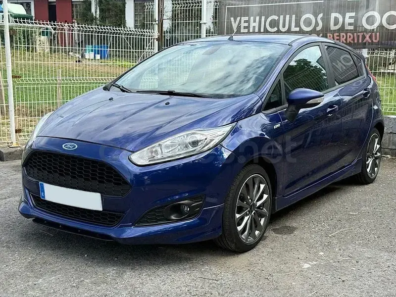 Usado Ford Fiesta ST-Line 100 CV (73 kW) 2017 Azul Utilitario