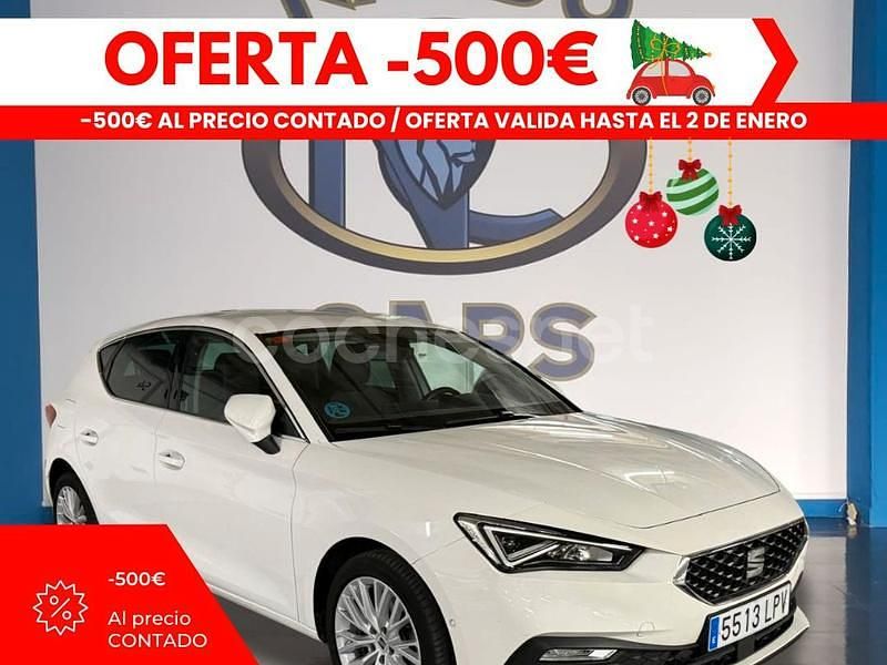Blanco Usado 2021 Seat Leon XCELLENCE Berlina | 14.900 € (Super precio) - Imagen 1/4