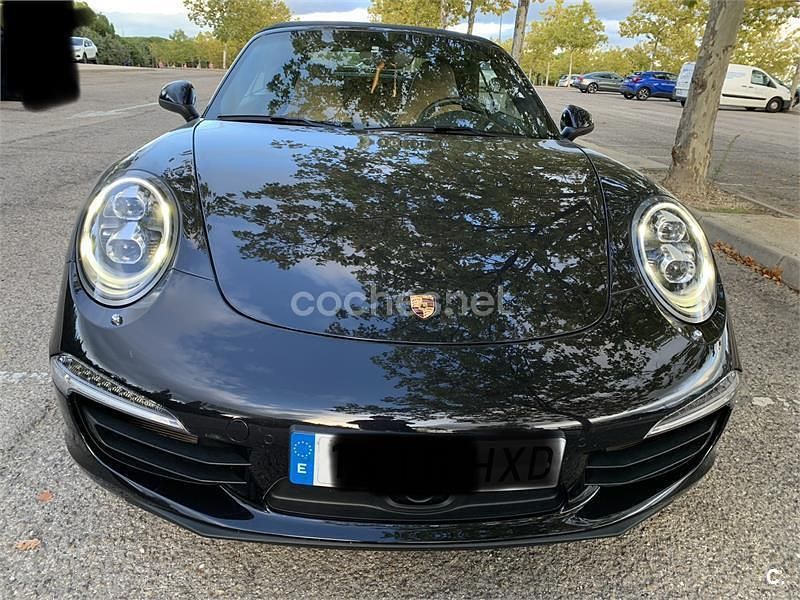 Negro Usado 2014 Porsche 911 Carrera 4S Cabriolet Descapotable | 105.000 € (Precio justo) - Imagen 1/4