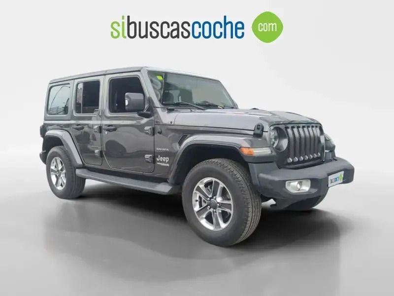 Usado Jeep Wrangler Sahara 272 CV (200 kW) 2020 Gris/plata SUV