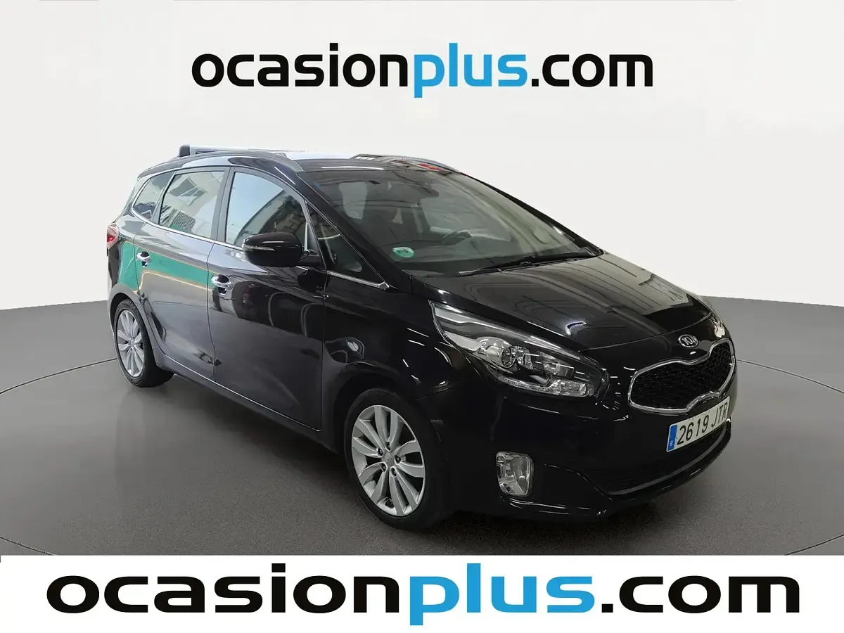 Usado Kia Carens 135 CV (99 kW) 2016 Negro Monovolumen