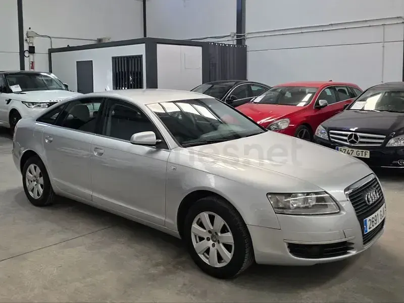 Usado Audi A6 180 CV (132 kW) 2008 Gris / plata Berlina
