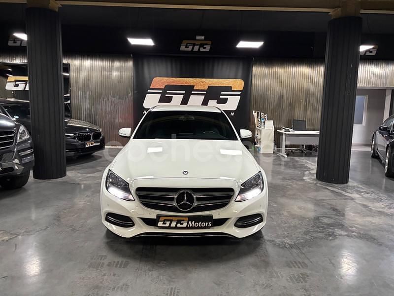 Usado Mercedes C200 Avantgarde 136 CV (100 kW) 2014 Blanco Berlina