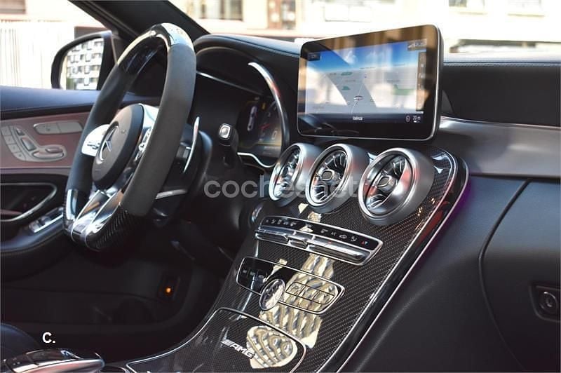 Usado Mercedes C63S AMG 510 CV (375 kW) 2020 Gris / plata Berlina