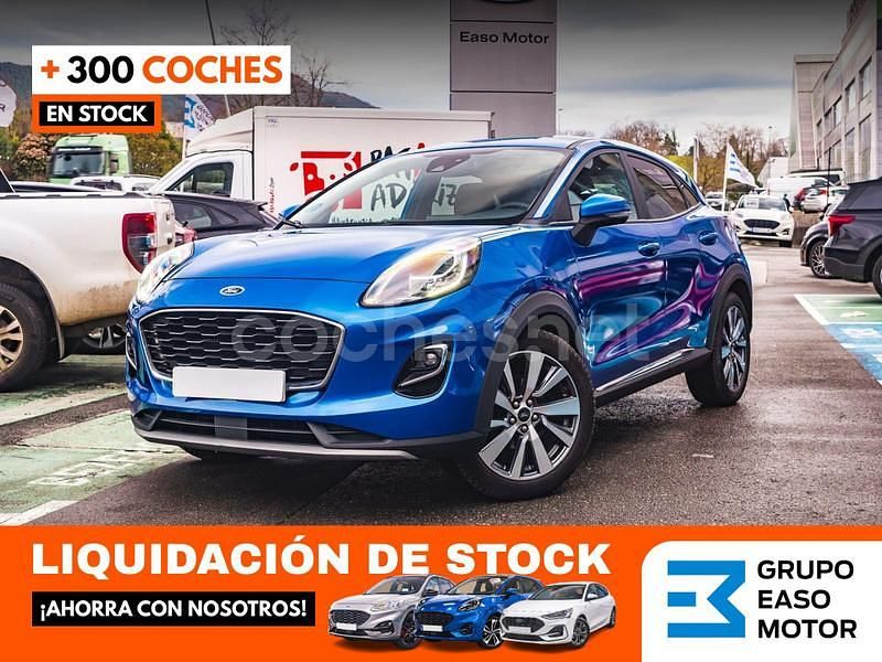 Azul Usado 2020 Ford Puma Titanium SUV | 18.400 € (Un poco caro) - Imagen 1/3