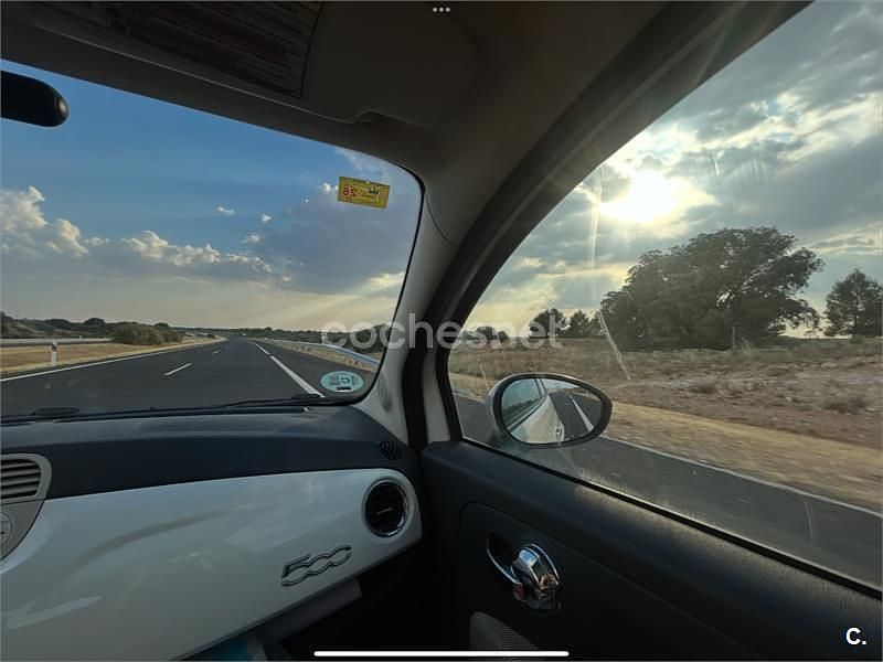 Usado Fiat 500 Lounge 69 CV (50 kW) 2011 Blanco Berlina