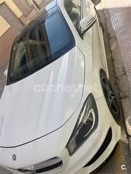 Usado Mercedes CLA200 AMG line 136 CV (100 kW) 2014 Blanco Berlina