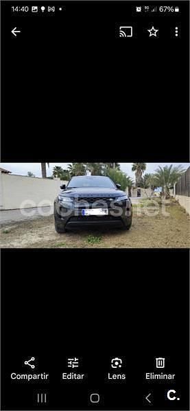 Negro Usado 2022 Land Rover Range Rover evoque SUV | 34.900 € (Buen precio) - Imagen 1/4