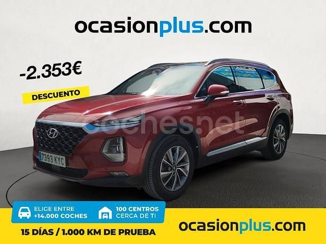 Rojo Usado 2019 Hyundai Santa Fe SUV | 25.890 € (Precio justo) - Imagen 1/4