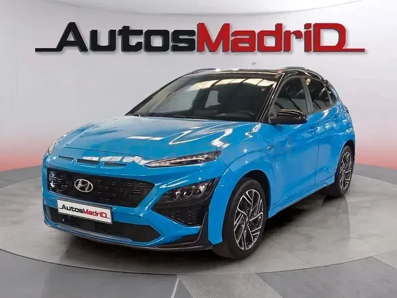 Usado Hyundai Kona N Line 120 CV (88 kW) 2022 Azul SUV