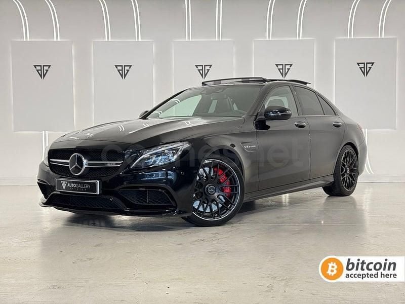 Usado Mercedes C63S AMG 510 CV (375 kW) 2016 Negro Berlina