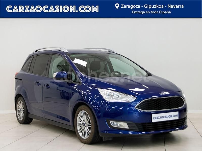 Azul Usado 2015 Ford Grand C-Max Trend Monovolumen | 11.000 € (Precio justo) - Imagen 1/4