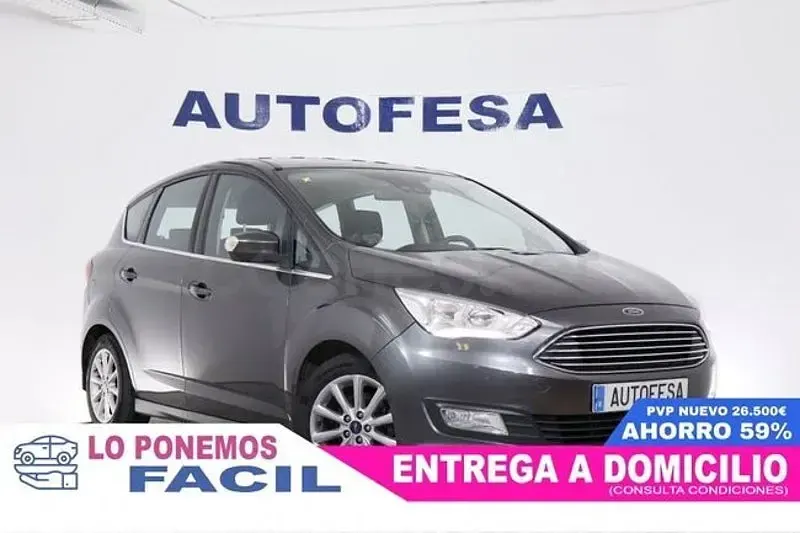 Usado Ford C-MAX Titanium 120 CV (88 kW) 2018 Gris Monovolumen