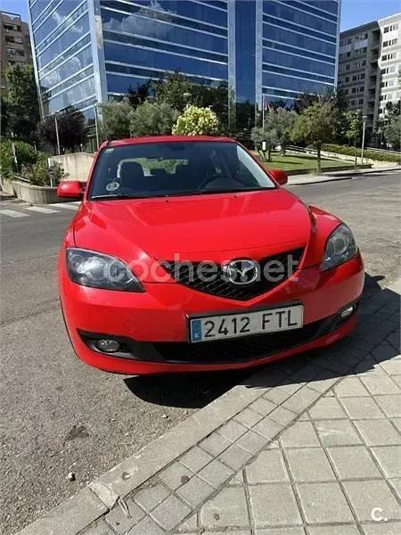 Usado Mazda 3 Active 143 CV (105 kW) 2007 Rojo Berlina