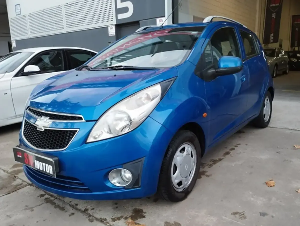 Usado Chevrolet Spark LS 81 CV (59 kW) 2010 Azul Utilitario