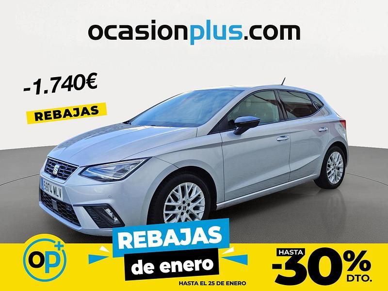 Gris / plata Usado 2023 Seat Ibiza FR Berlina | 16.290 € (Precio justo) - Imagen 1/4