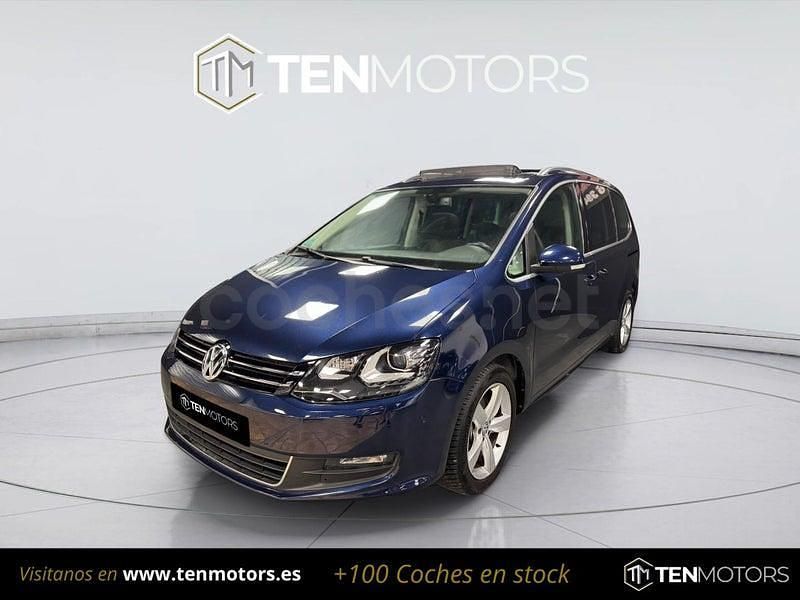 Usado VW Sharan Advance 177 CV (130 kW) 2014 Azul Monovolumen