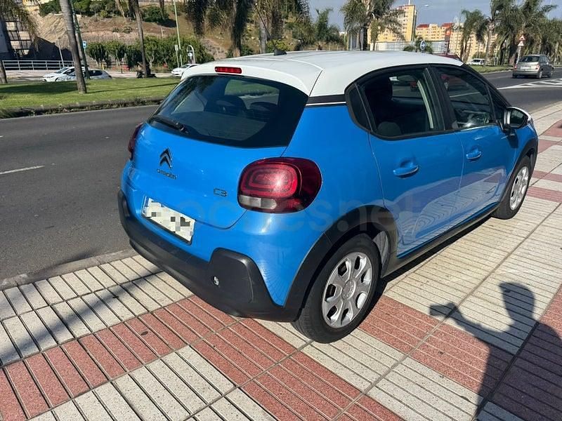 Usado Citroën C3 PureTech 82 CV (60 kW) 2018 Azul Utilitario