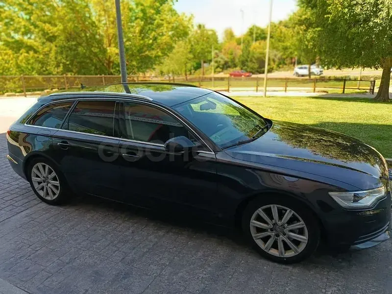 Usado Audi A6 204 CV (150 kW) 2014 Negro Familiar