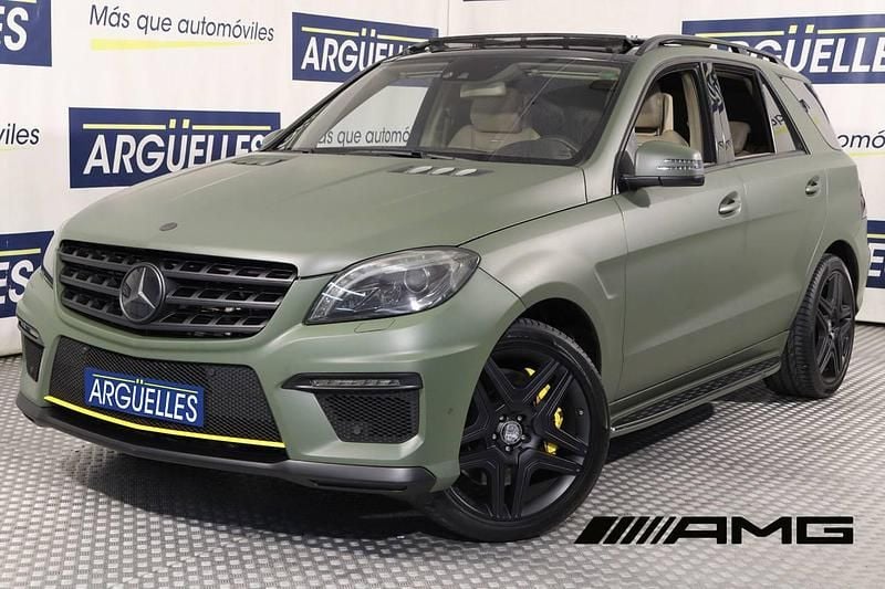 Verde Usado 2014 Mercedes ML63 AMG AMG SUV | 39.990 € (Precio justo) - Imagen 1/4