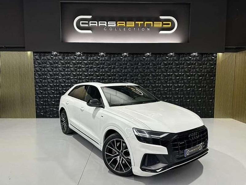 Usado Audi Q8 S-Line 286 CV (210 kW) 2019 Blanco SUV