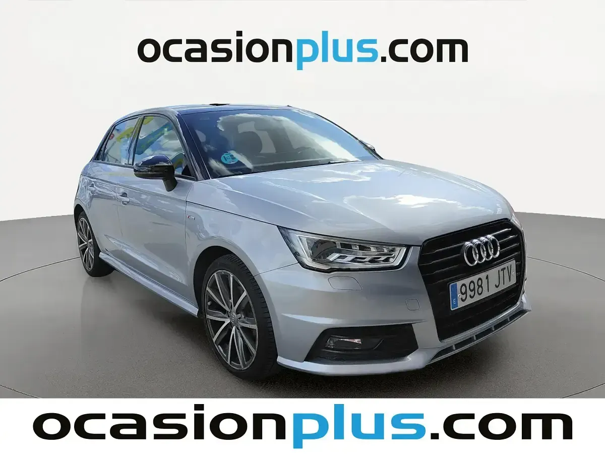 Usado Audi A1 S-Line 116 CV (85 kW) 2016 Gris Utilitario