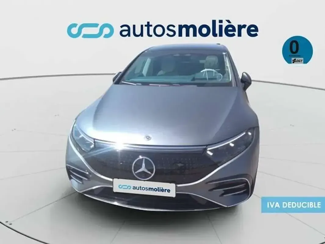 Usado Mercedes EQS580 384 kW (523 CV) 2022 Gris Berlina