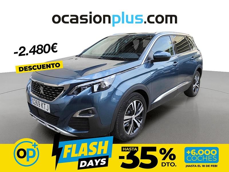 Usado Peugeot 5008 Allure 130 CV (95 kW) 2019 Azul Recogida