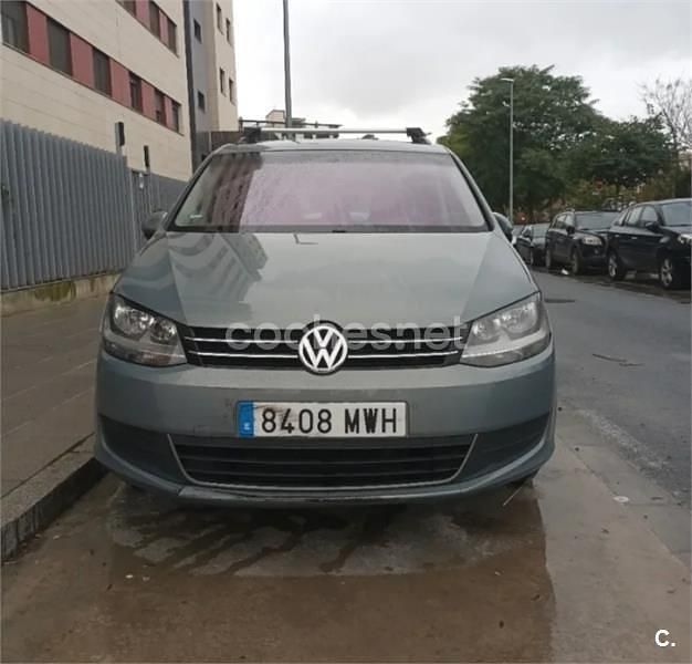 Usado VW Sharan Advance 150 CV (110 kW) 2011 Verde Monovolumen